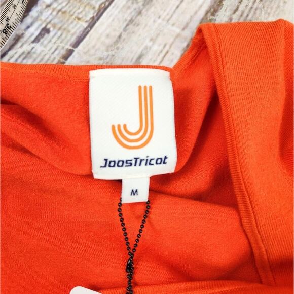 JoosTricot Long Sleeve Scoop Neck Top Sweater in Ferrari Orange Medium NWT - Picture 8 of 11